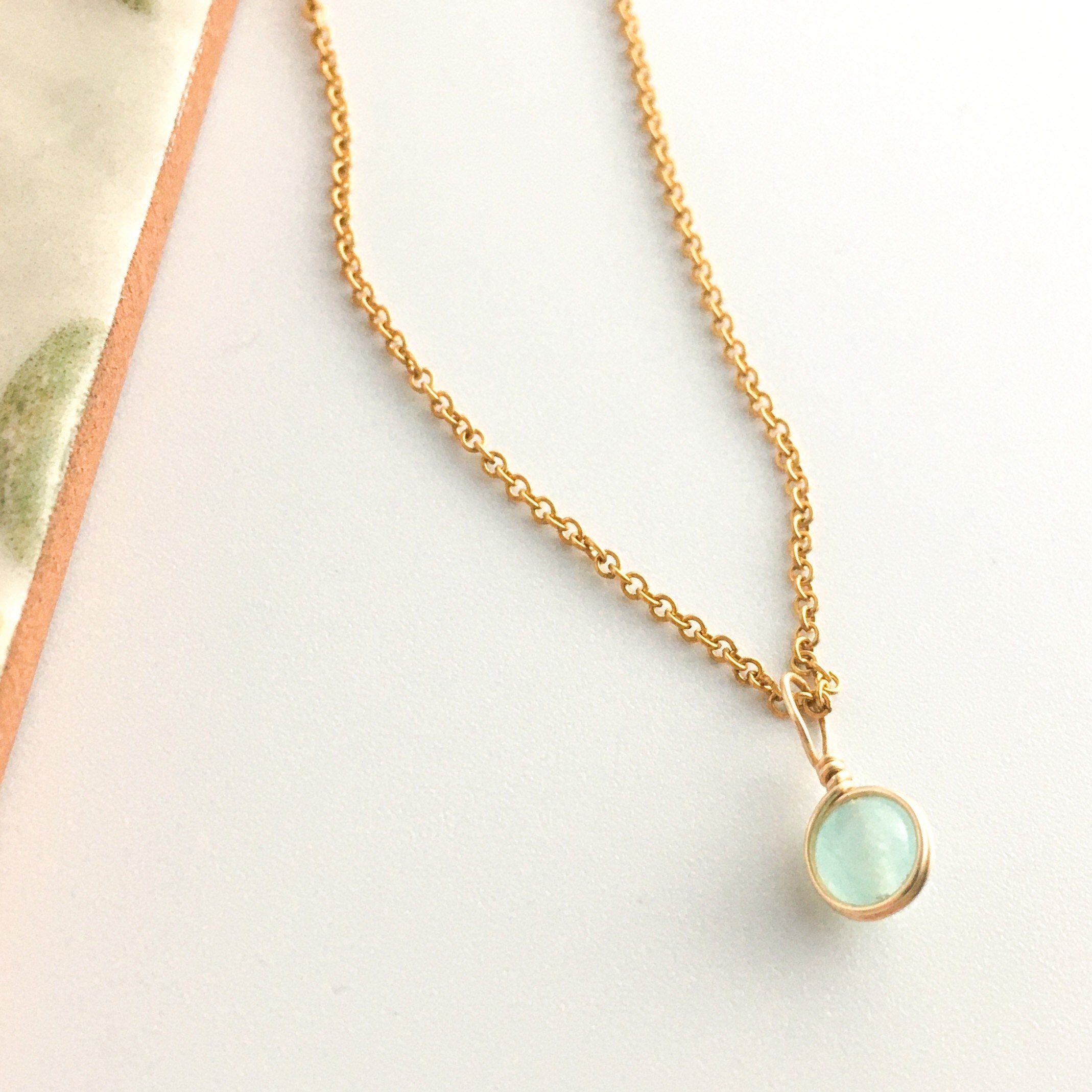 Jade Necklace - Pale Green