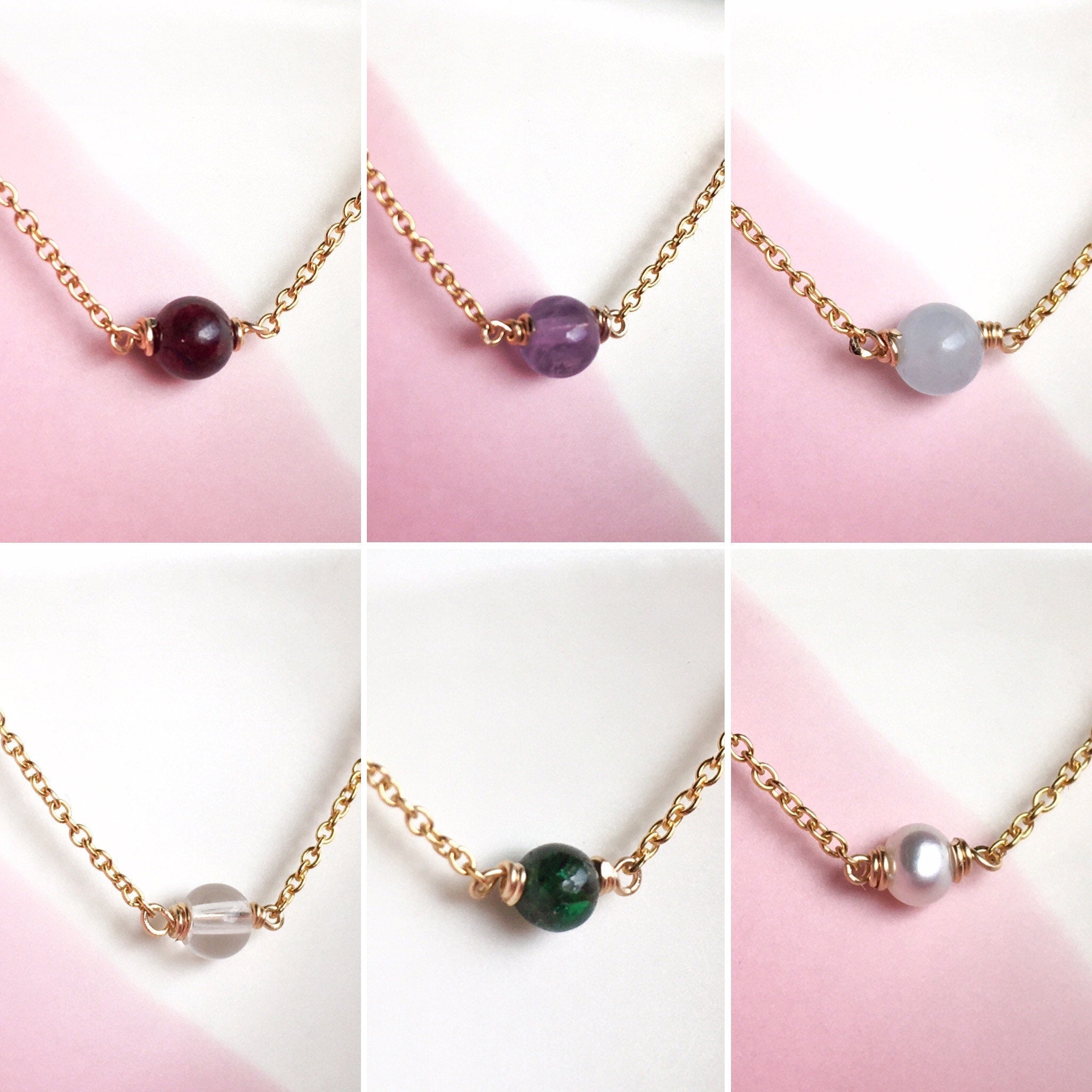 Birthstone Necklaces