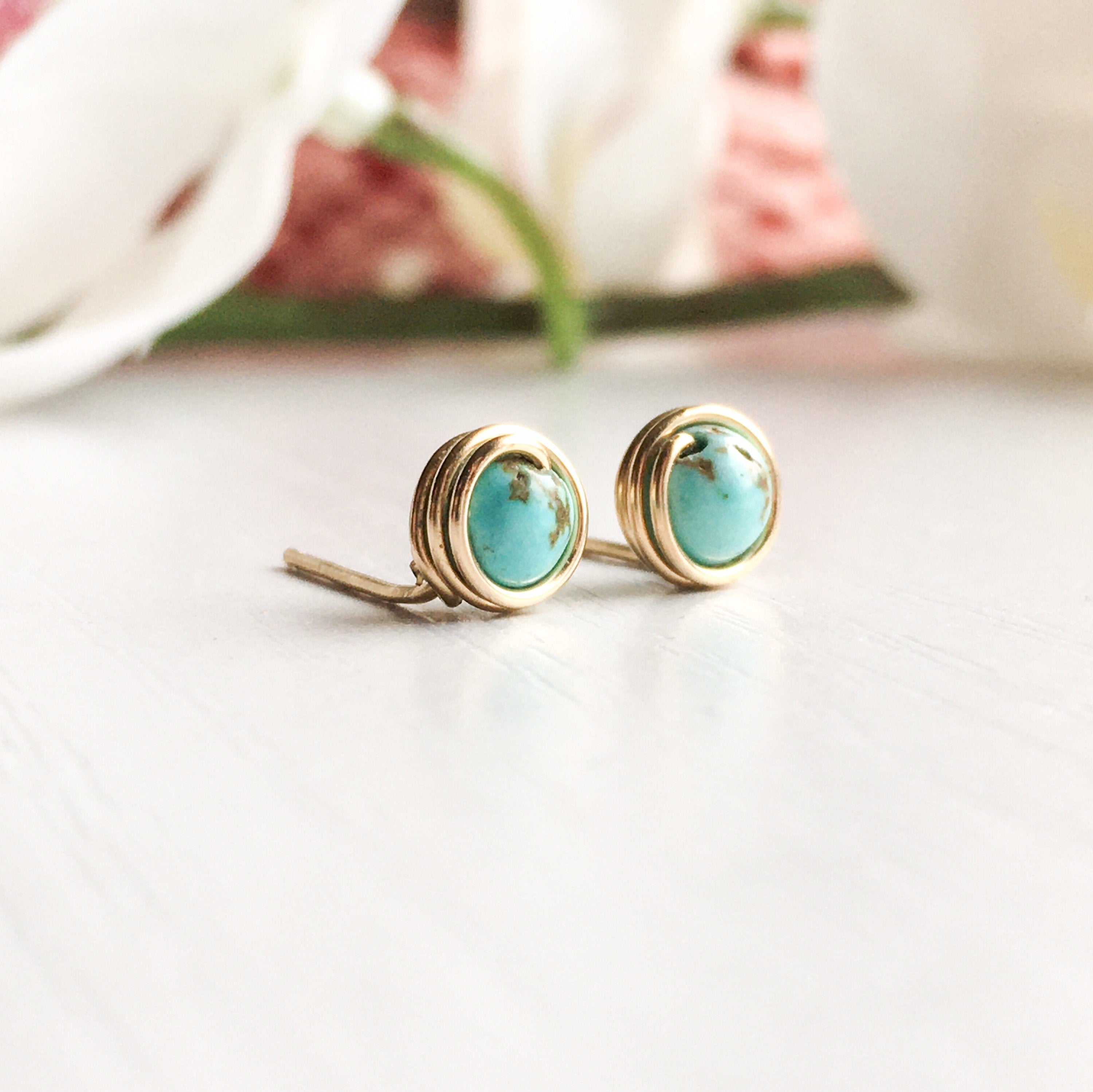 Turquoise Stud Earrings