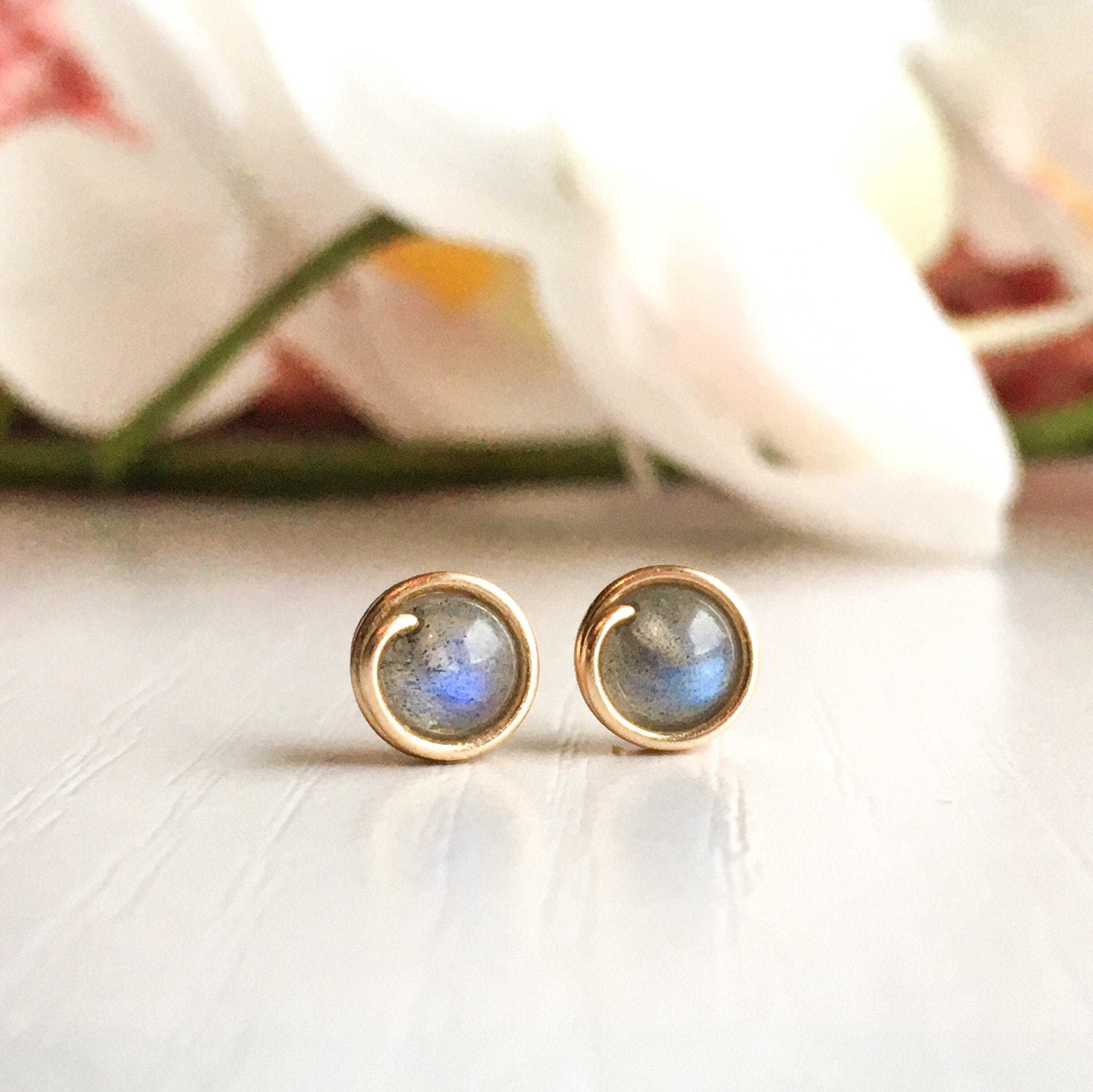 Labradorite Stud Earrings hotsell