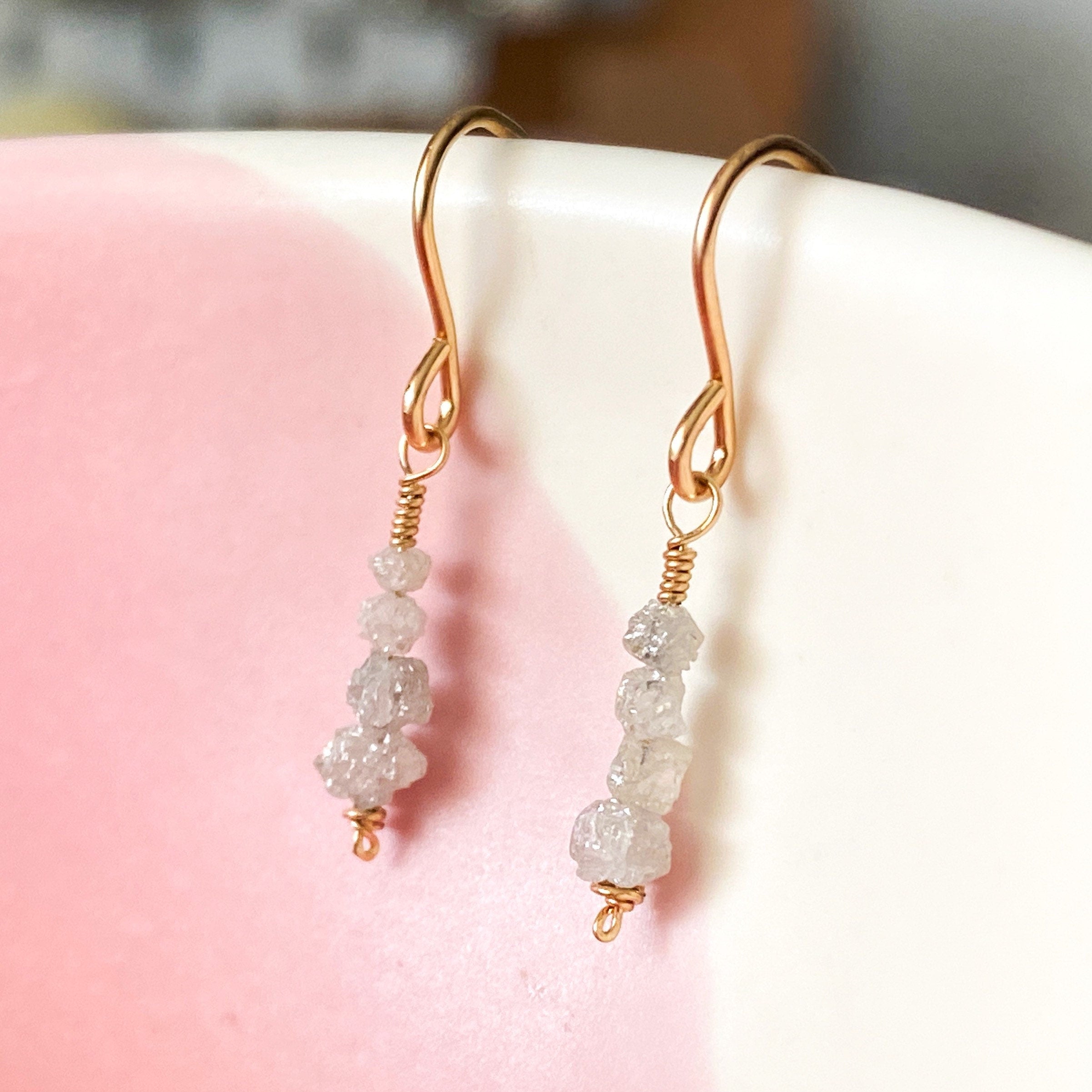 Diamond Dangle Earrings