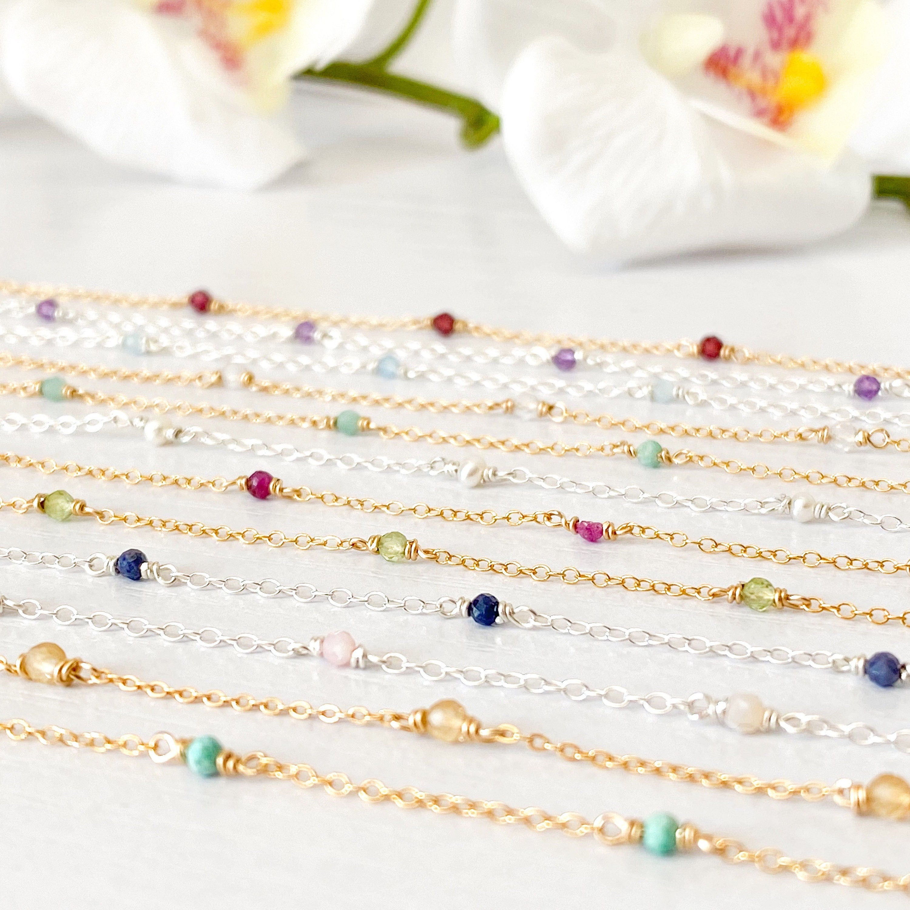 Sapphire Station Bracelet