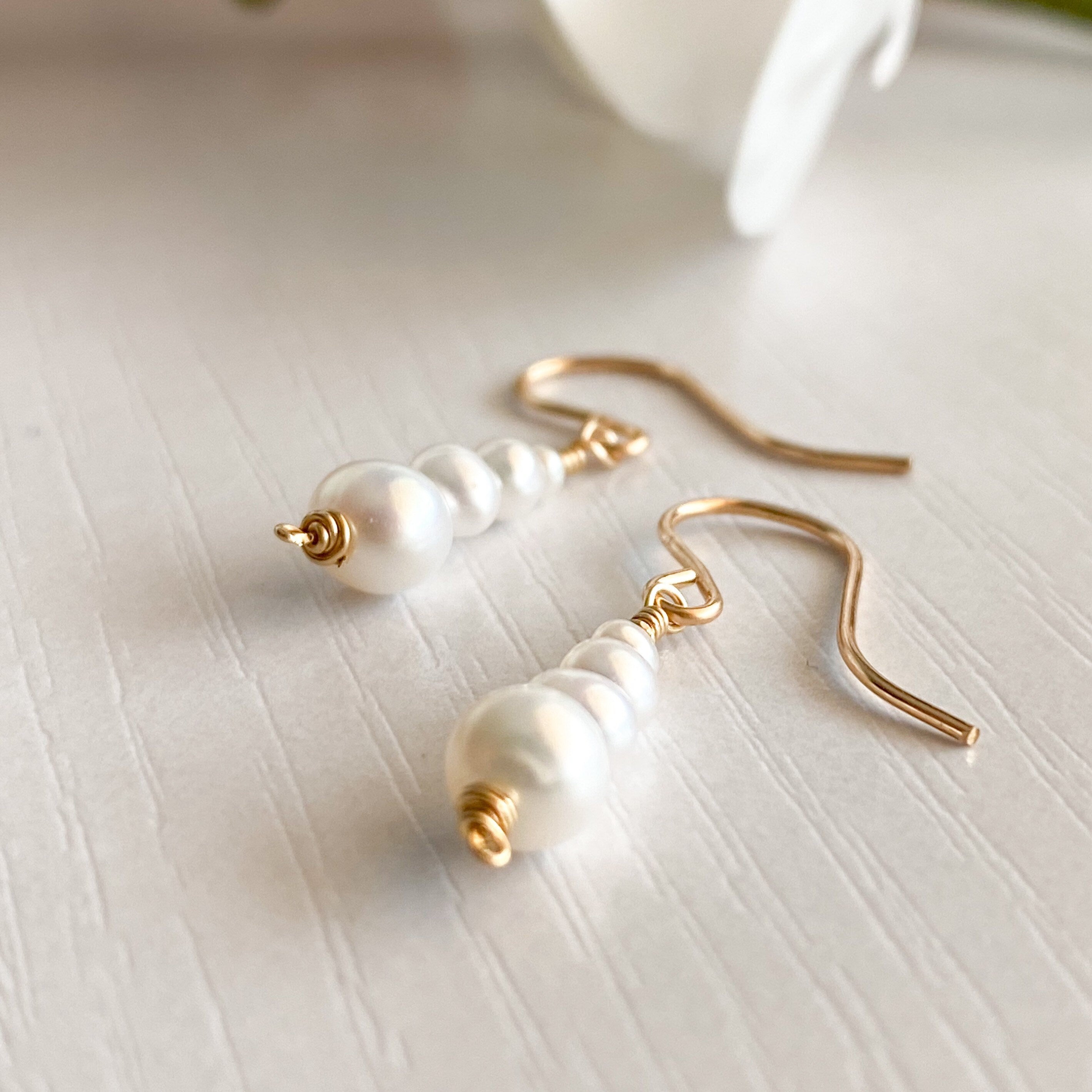 Pearl Dangle Earrings