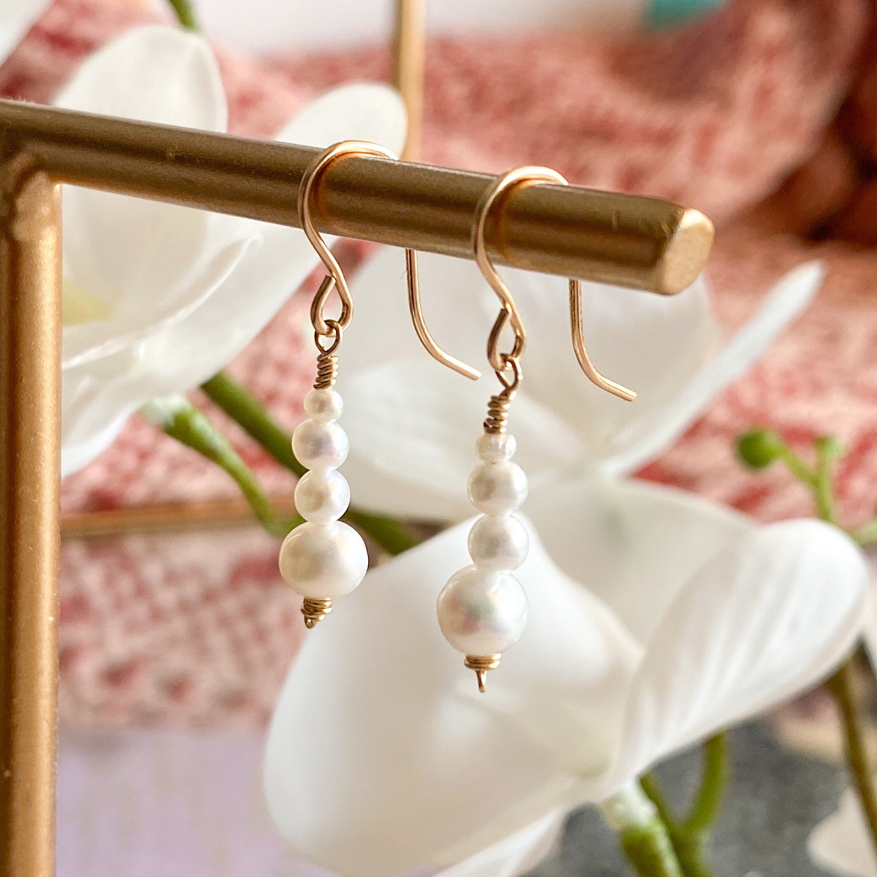 Pearl Dangle Earrings