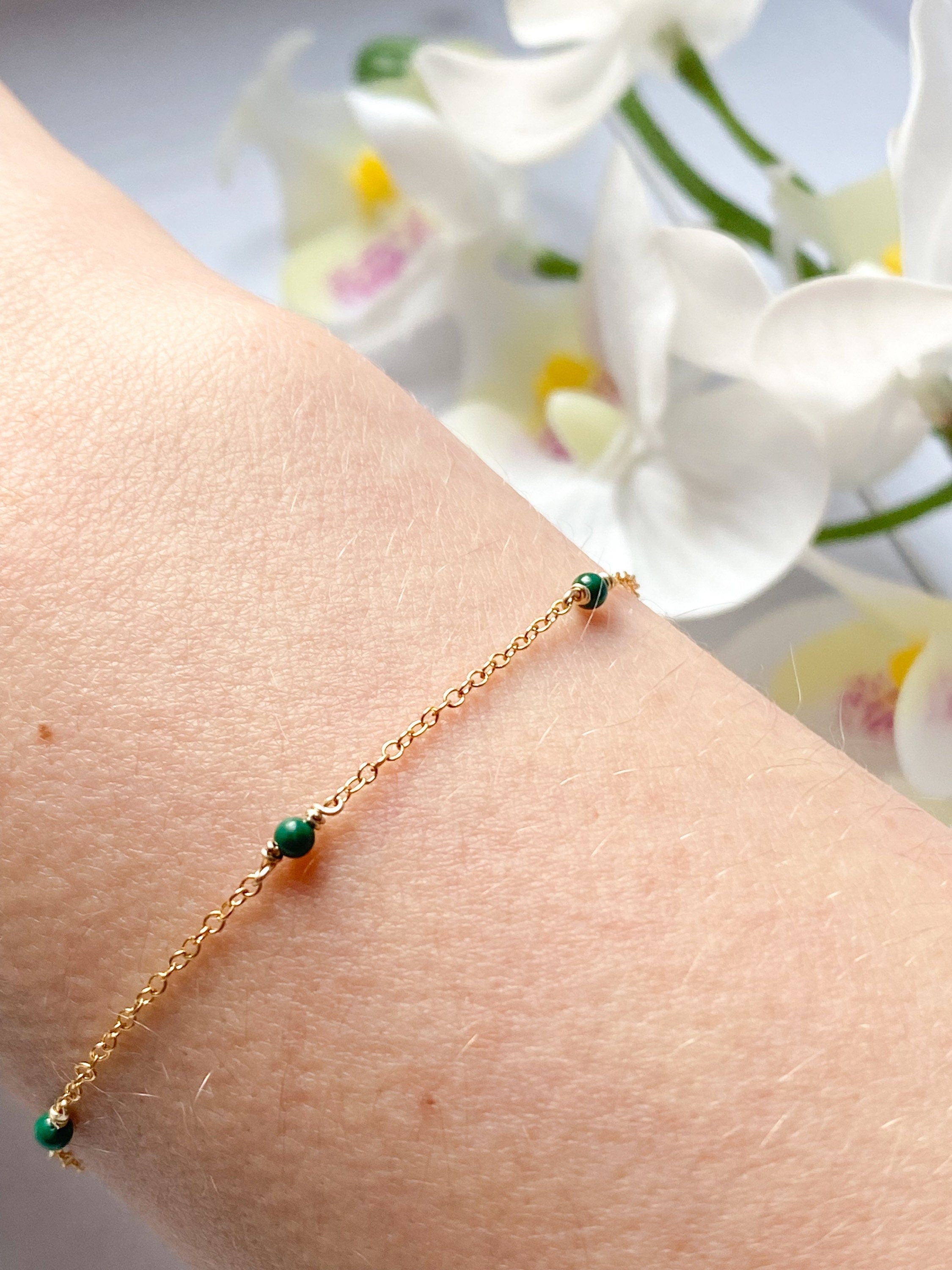 Malachite Station Bracelet