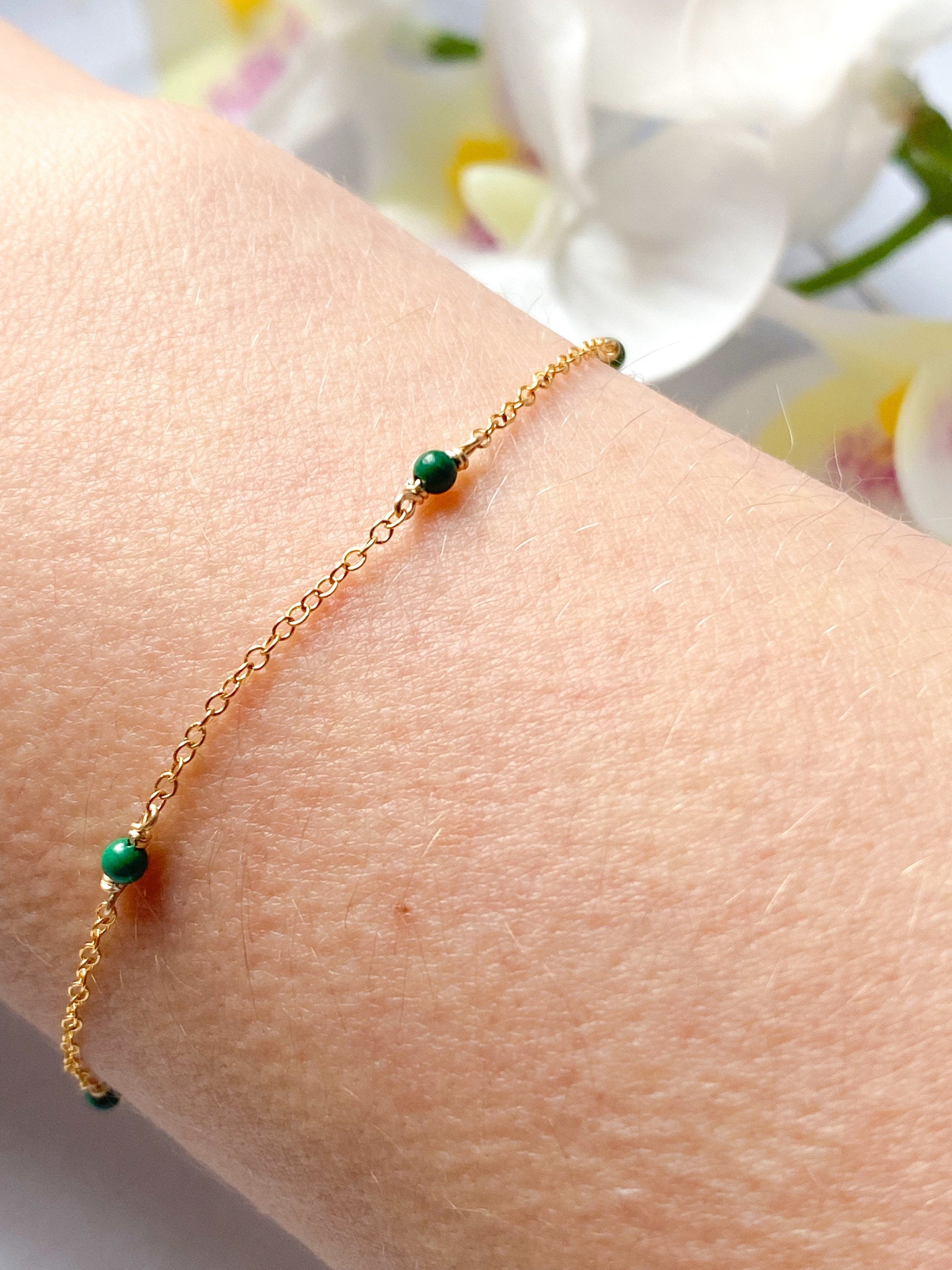 Malachite Station Bracelet